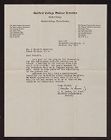 Letter to J. Wilbert Edgerton from C.W. Lewis, Jr.